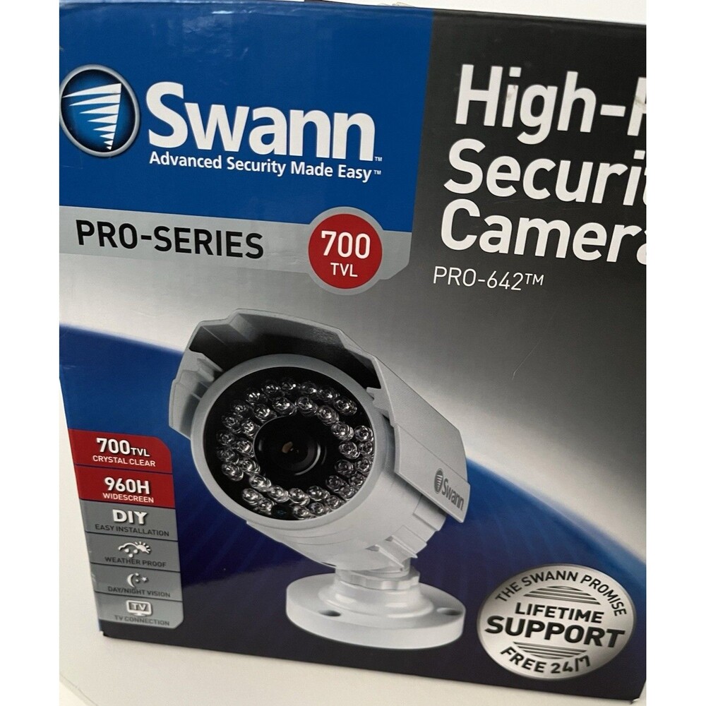 Swann High-Res Camera pro-642. 700 Tvl with Instructions New Open Box